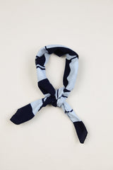 Bandana in Vintage Japanese Indigo Cotton Duo. No.32