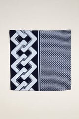 Bandana in Vintage Japanese Indigo Cotton Duo. No.33