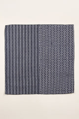 Bandana in Vintage Japanese Indigo Cotton Duo. No.9