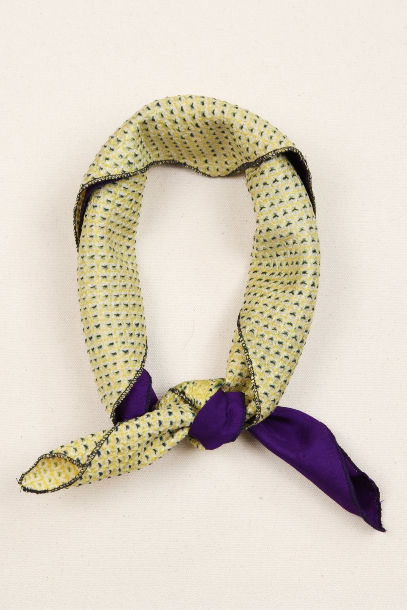 Bandana in Vintage Japanese Silk Duo. No.25Bandanas