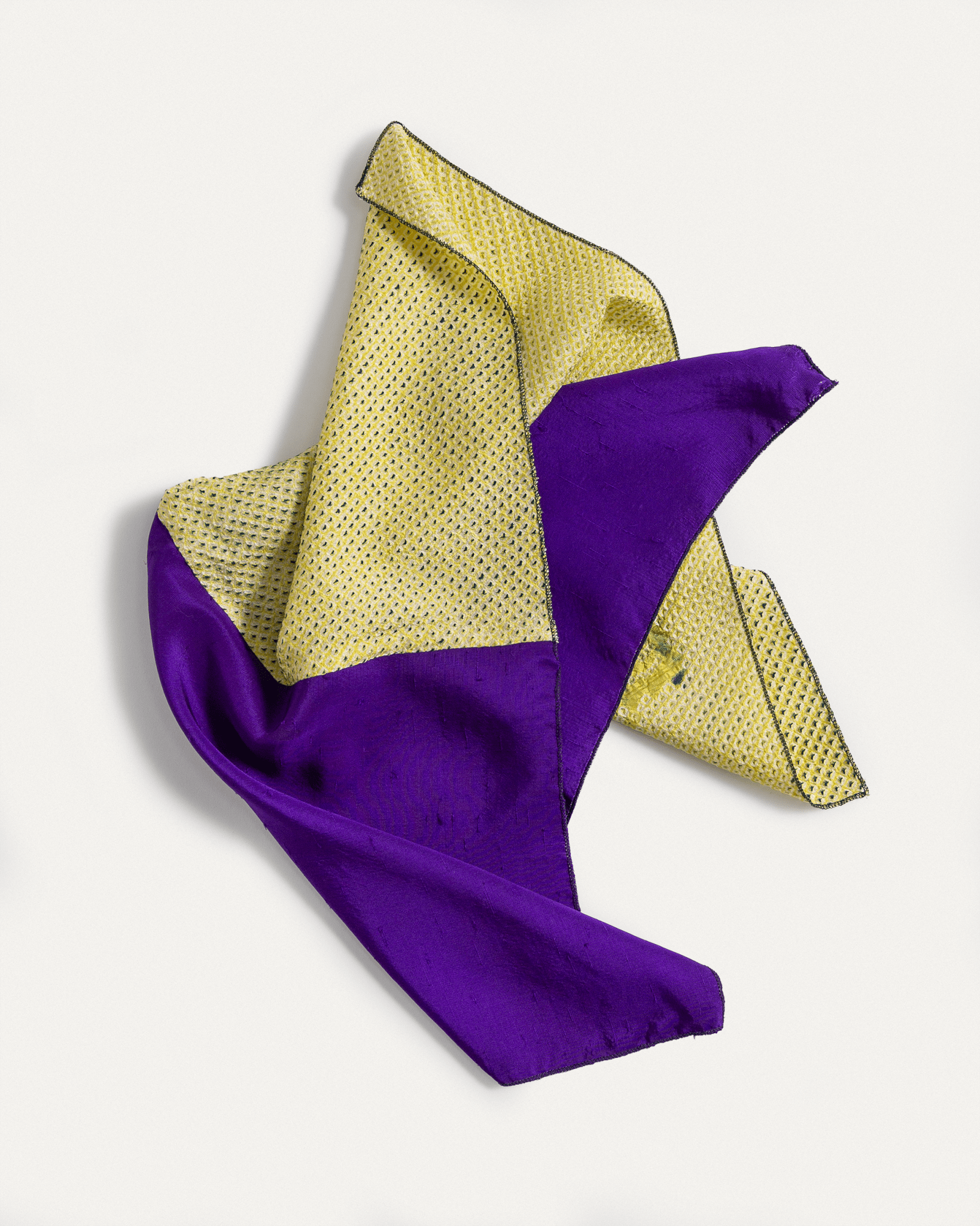 Bandana in Vintage Japanese Silk Duo. No.25Bandanas