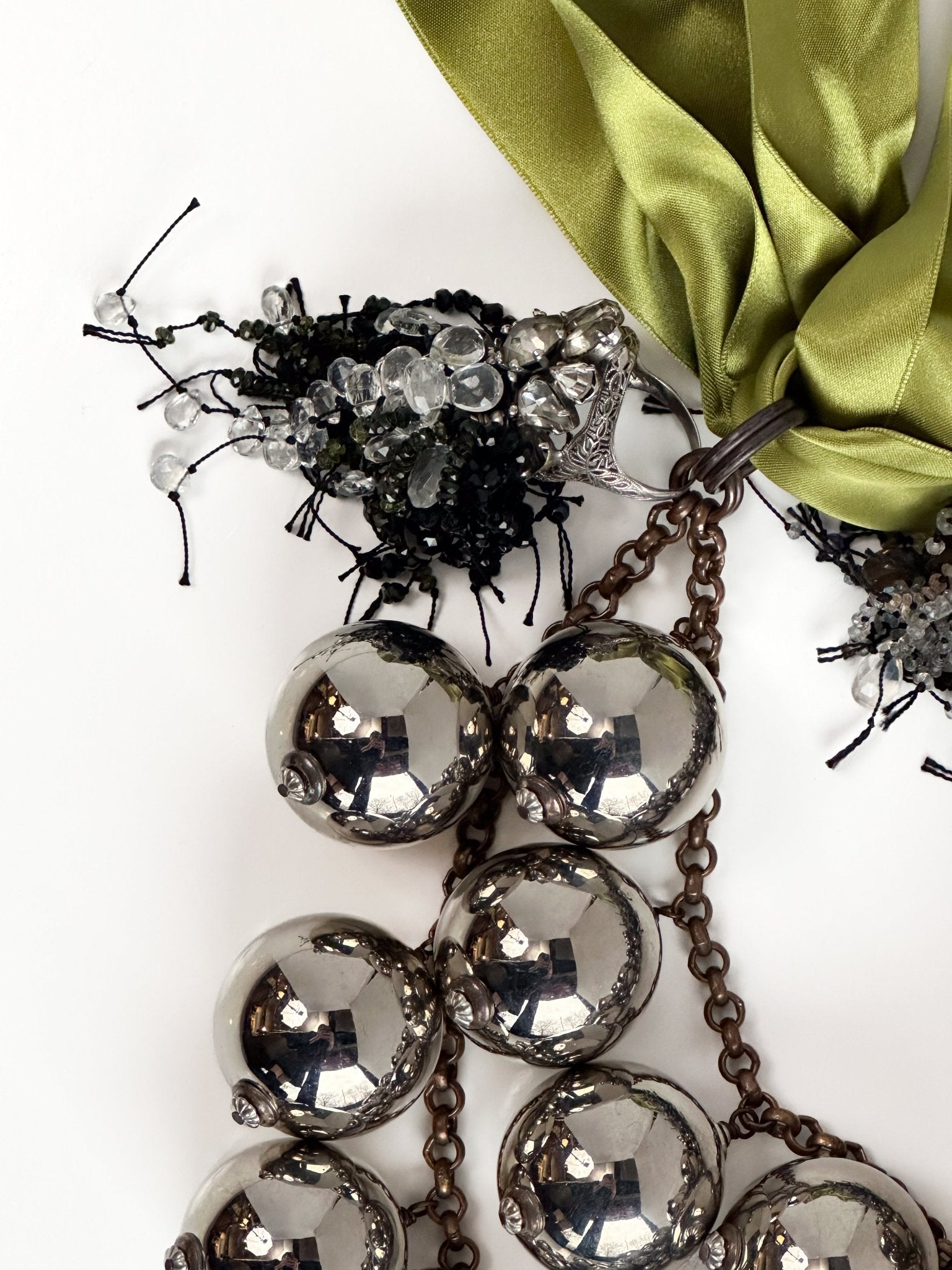 Bauble Cluster Necklace