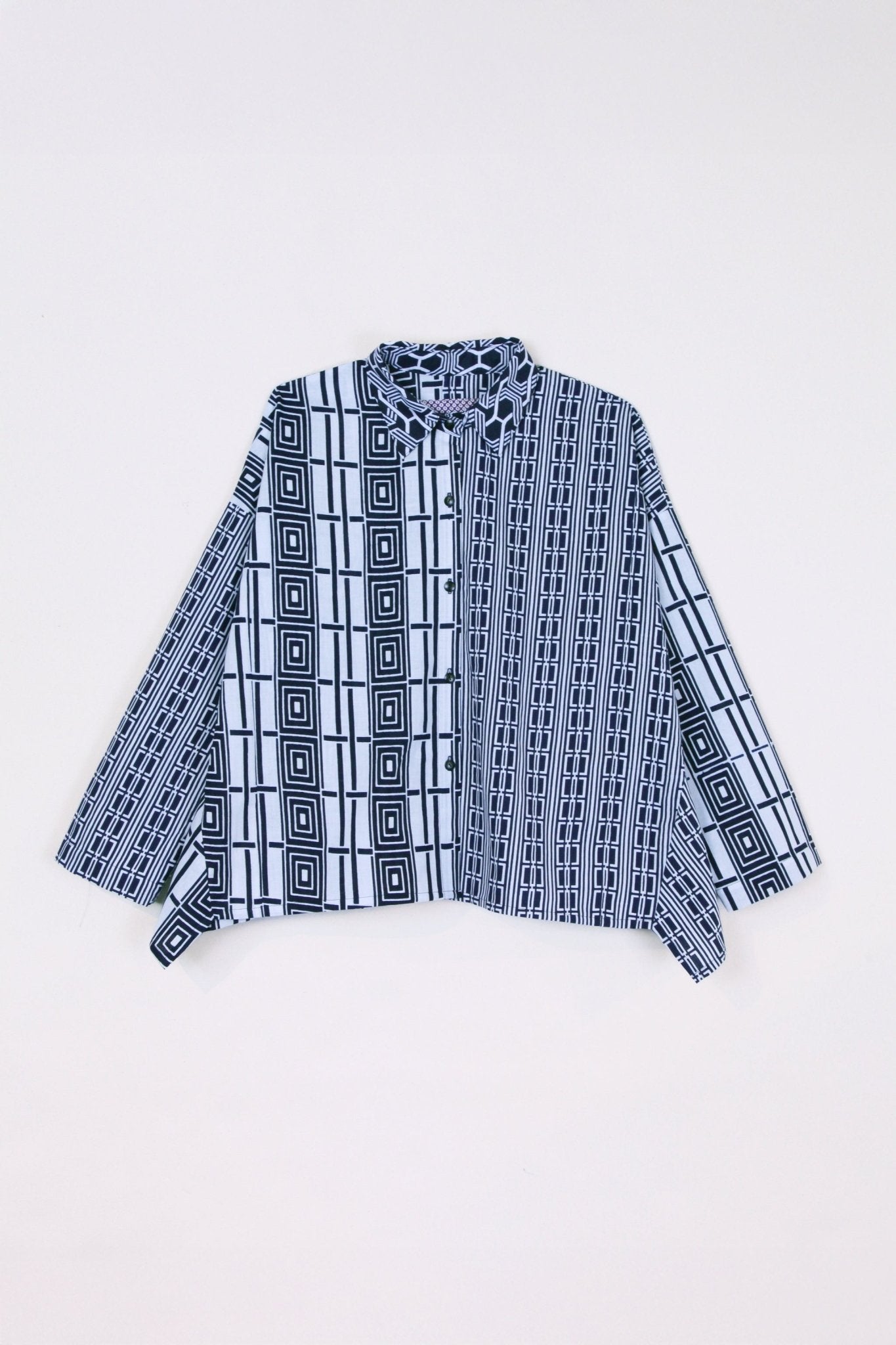 Beverly Shirt in Vintage Yukata Cotton