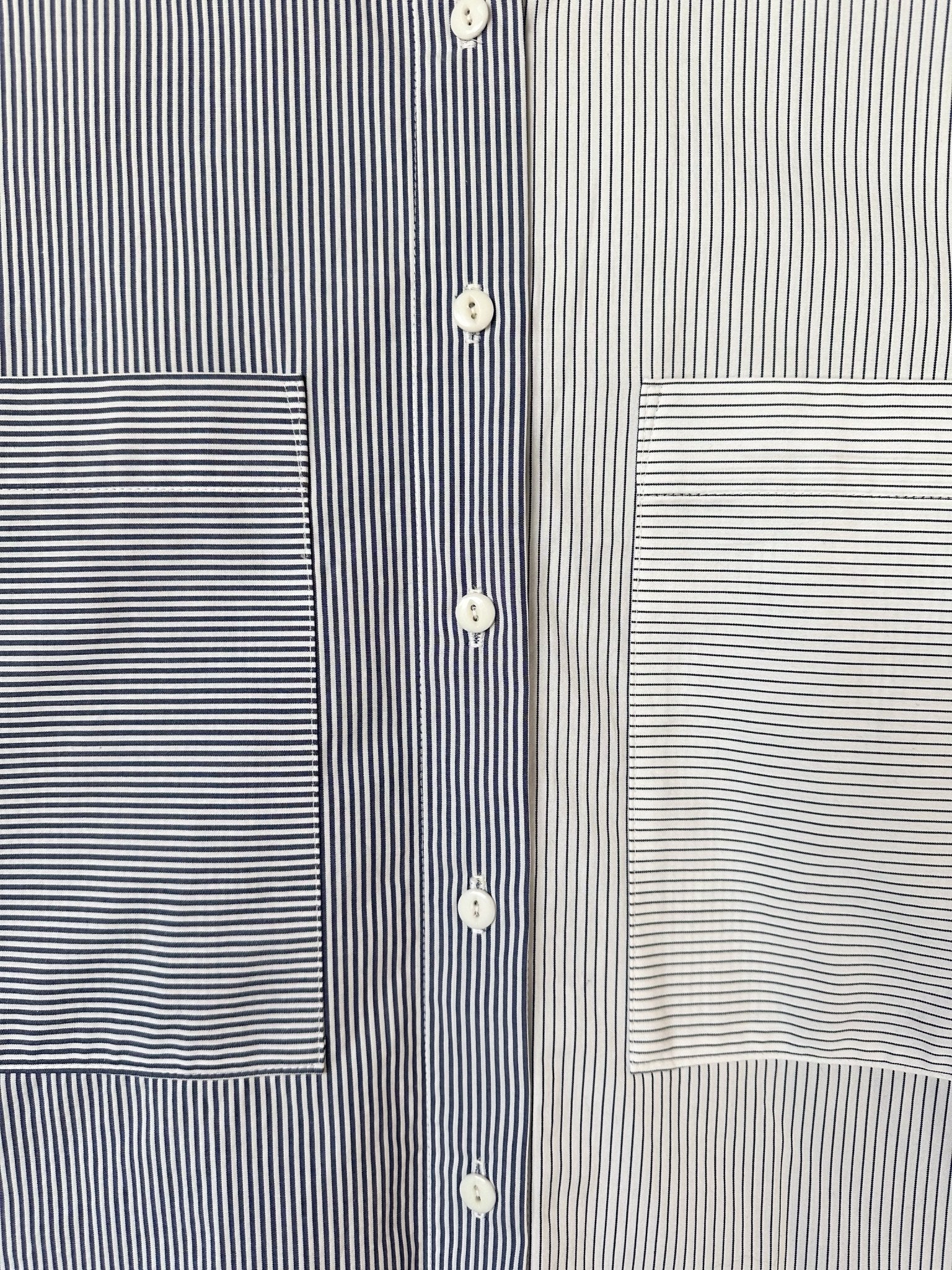 Big Shirt in Striped Cotton Duo
