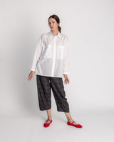 Big Shirt in White Japanese Crumpled CottonBig Shirts