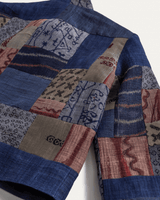 Bijou Jacket in Vintage Japanese Linen MixPieced & Patchwork