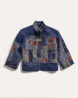 Bijou Jacket in Vintage Japanese Linen MixPieced & Patchwork