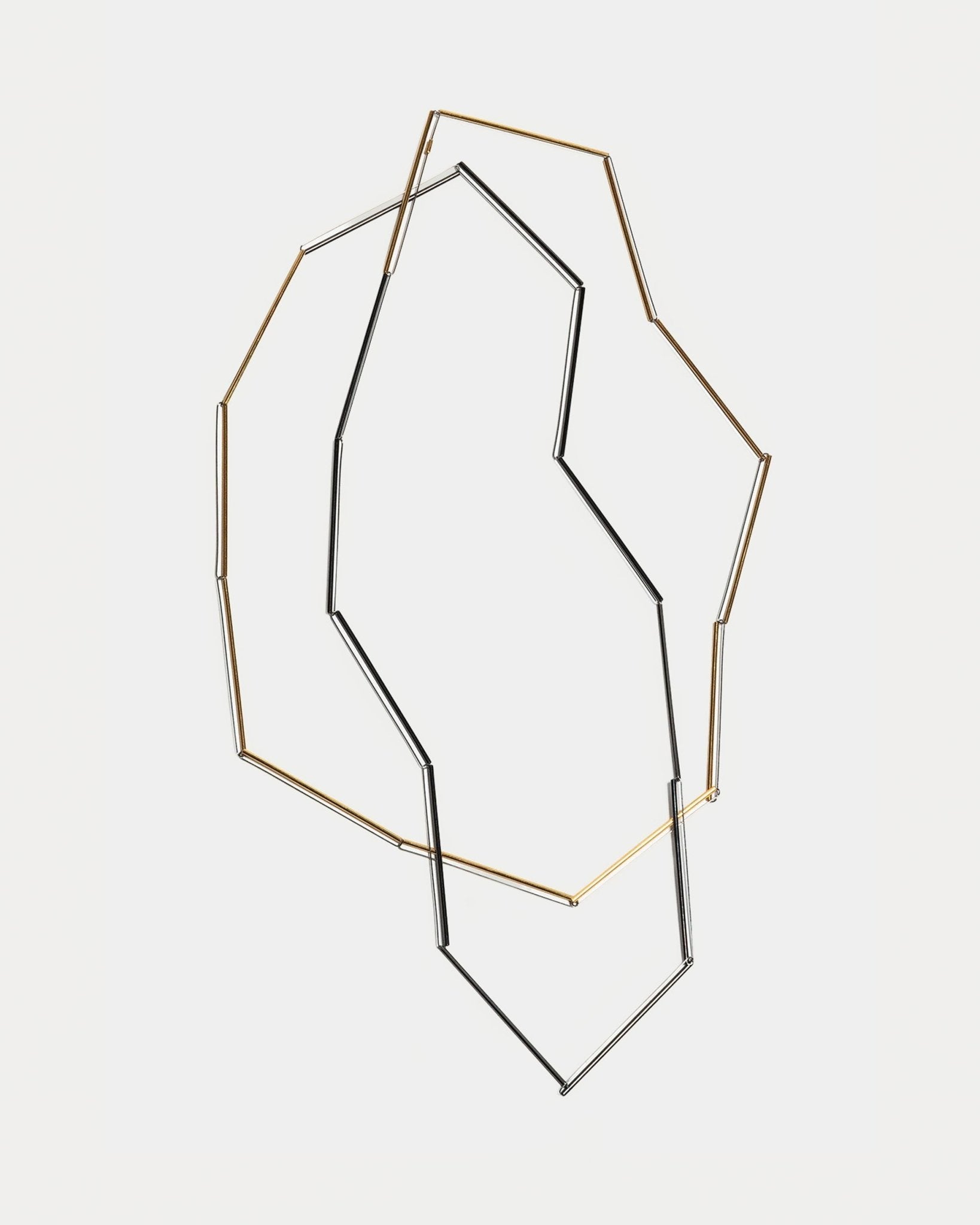 Biliena Gold & Gunmetal NecklaceStatement Necklaces