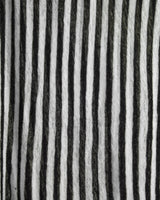 Black and White Striped Cashmere Scarf or StoleScarves