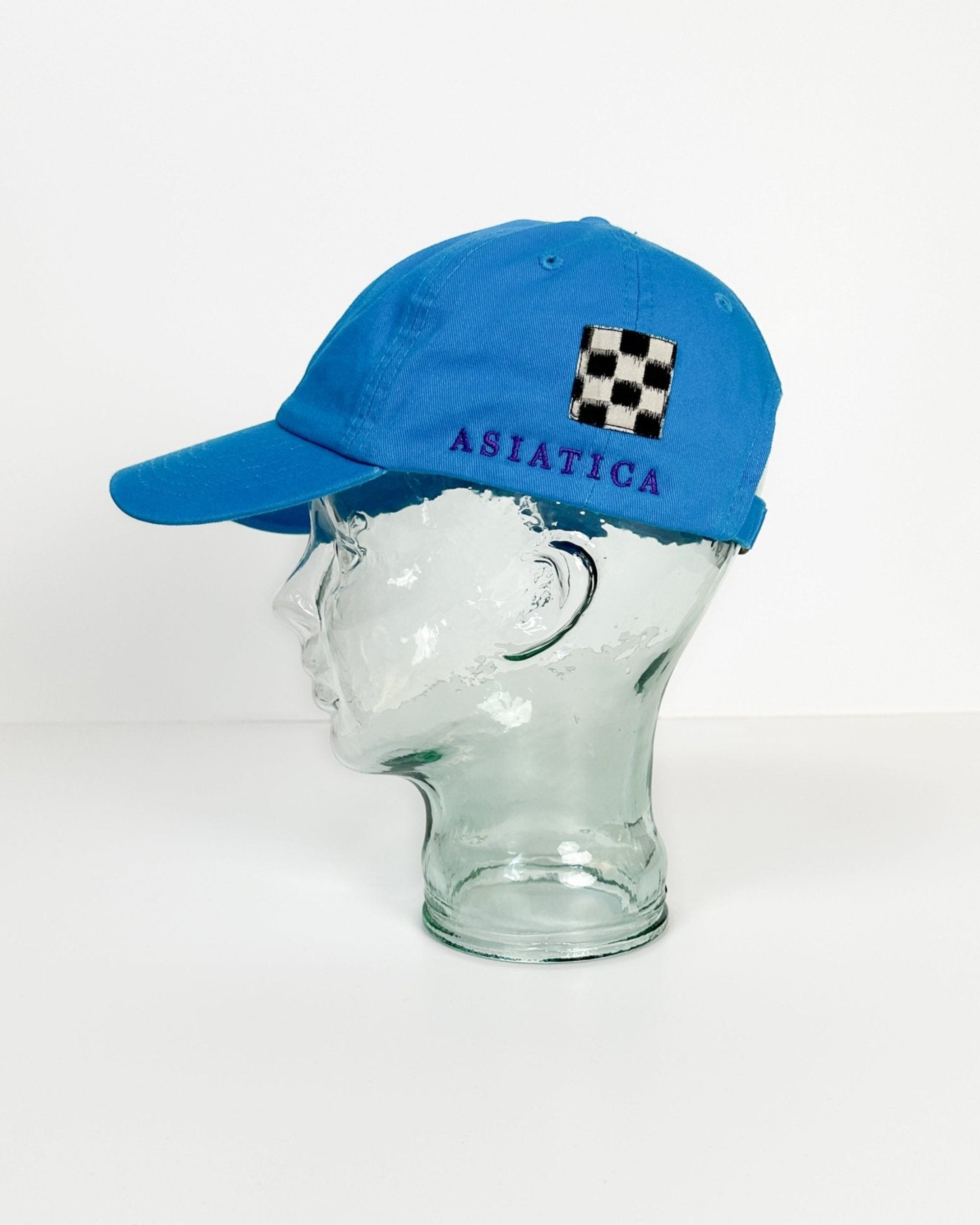 Blue Ballcap with Vintage Silk Patch