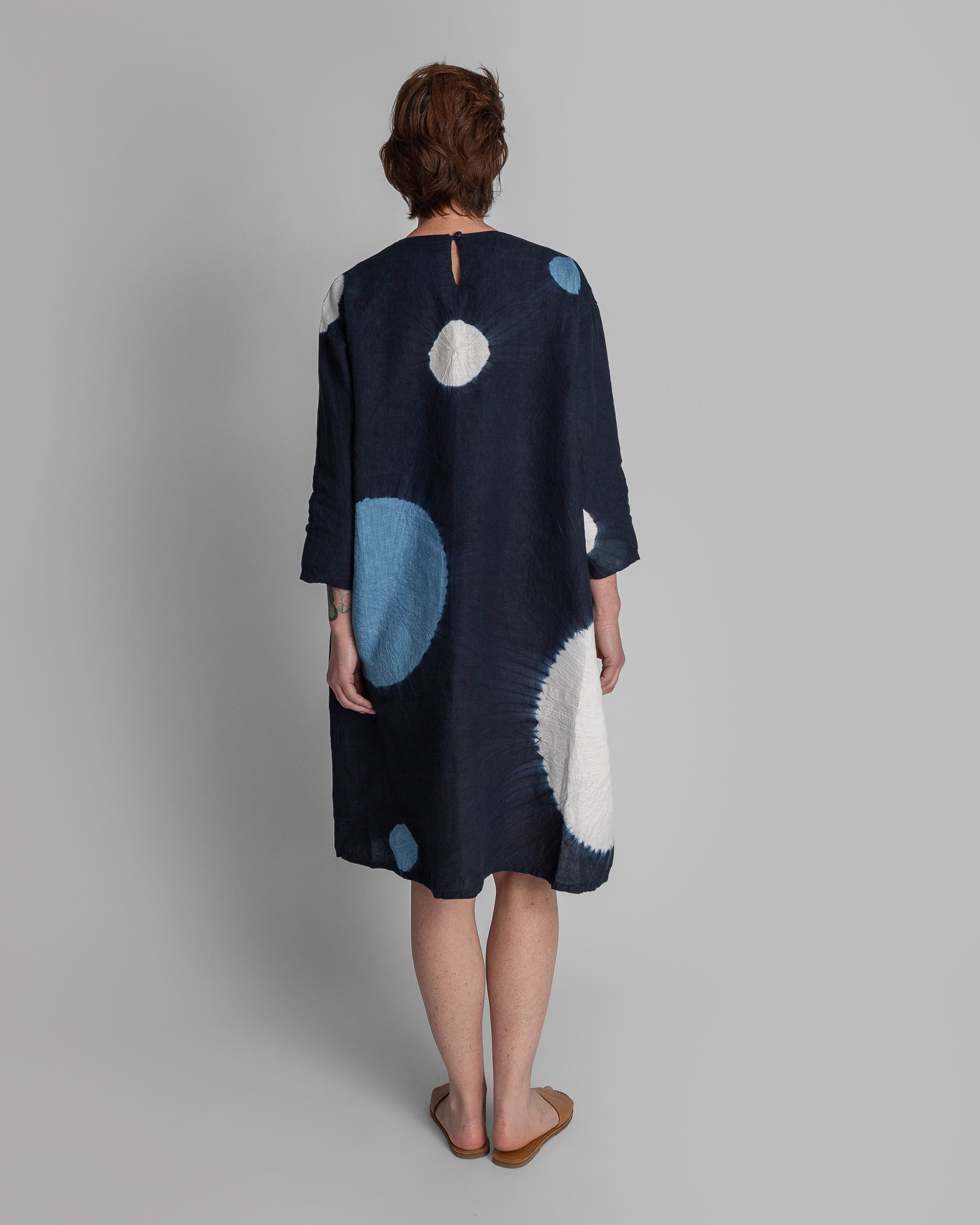 Japanese Linen Tie-Dyed Dress