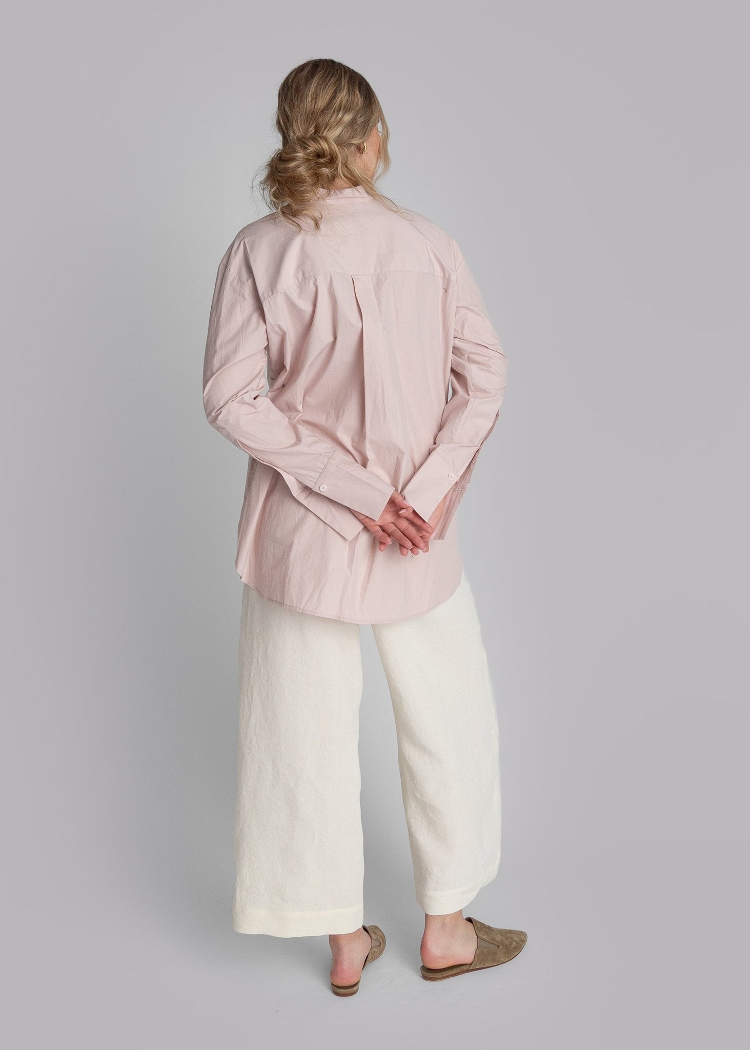 Blush Poplin Madison Shirt
