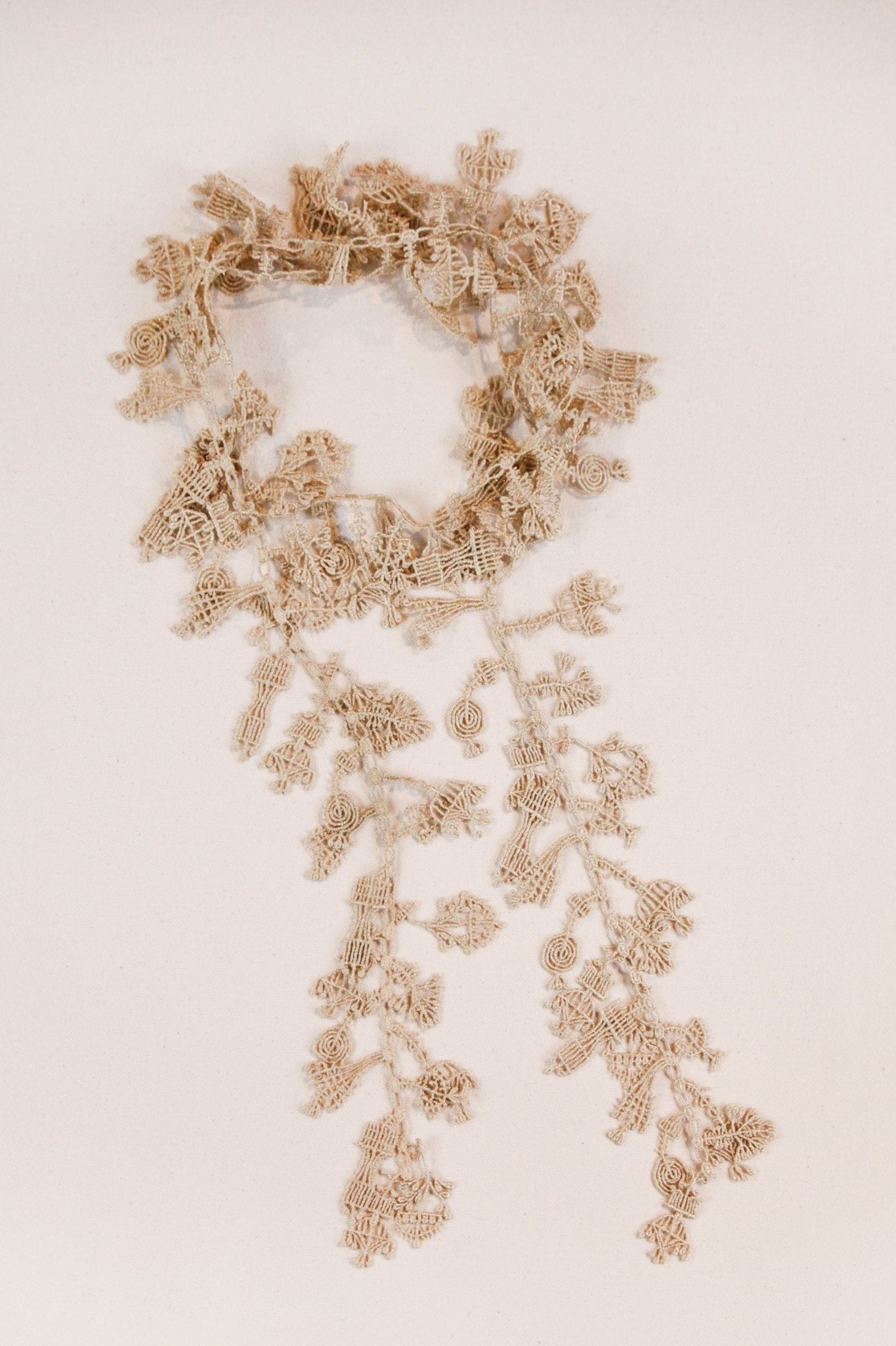 Candlestick Lace Necklace