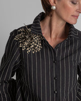 Casual Jacket in Black Nuno CottonChore Jacket