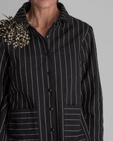 Casual Jacket in Black Nuno CottonChore Jacket