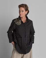 Casual Jacket in Black Nuno CottonChore Jacket