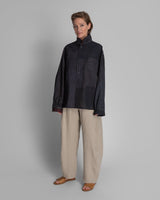 Chore Jacket in Vintage Japanese Indigo IkatsChore Jacket