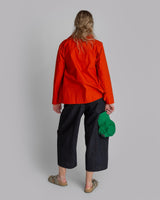 Christina Jacket in Coral Cotton Poplin