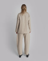 Christina Jacket in Oatmeal Linen