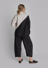 Christina Jacket in Pieced Cotton Poplin