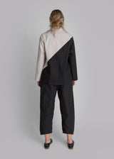 Christina Jacket in Pieced Cotton Poplin