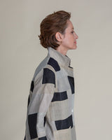 Christina Jacket in Pieced Vintage Japanese Ikats.Pieced & Patchwork