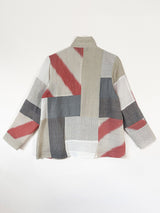 Christina Jacket in Pieced Vintage Linen Mix
