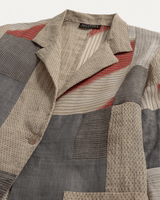 Christina Jacket in Pieced Vintage Linen MixPieced & Patchwork
