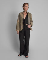 Christina Jacket in Raw Pieced Vintage Japanese LinenChristina Jackets