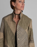 Christina Jacket in Raw Pieced Vintage Japanese LinenChristina Jackets