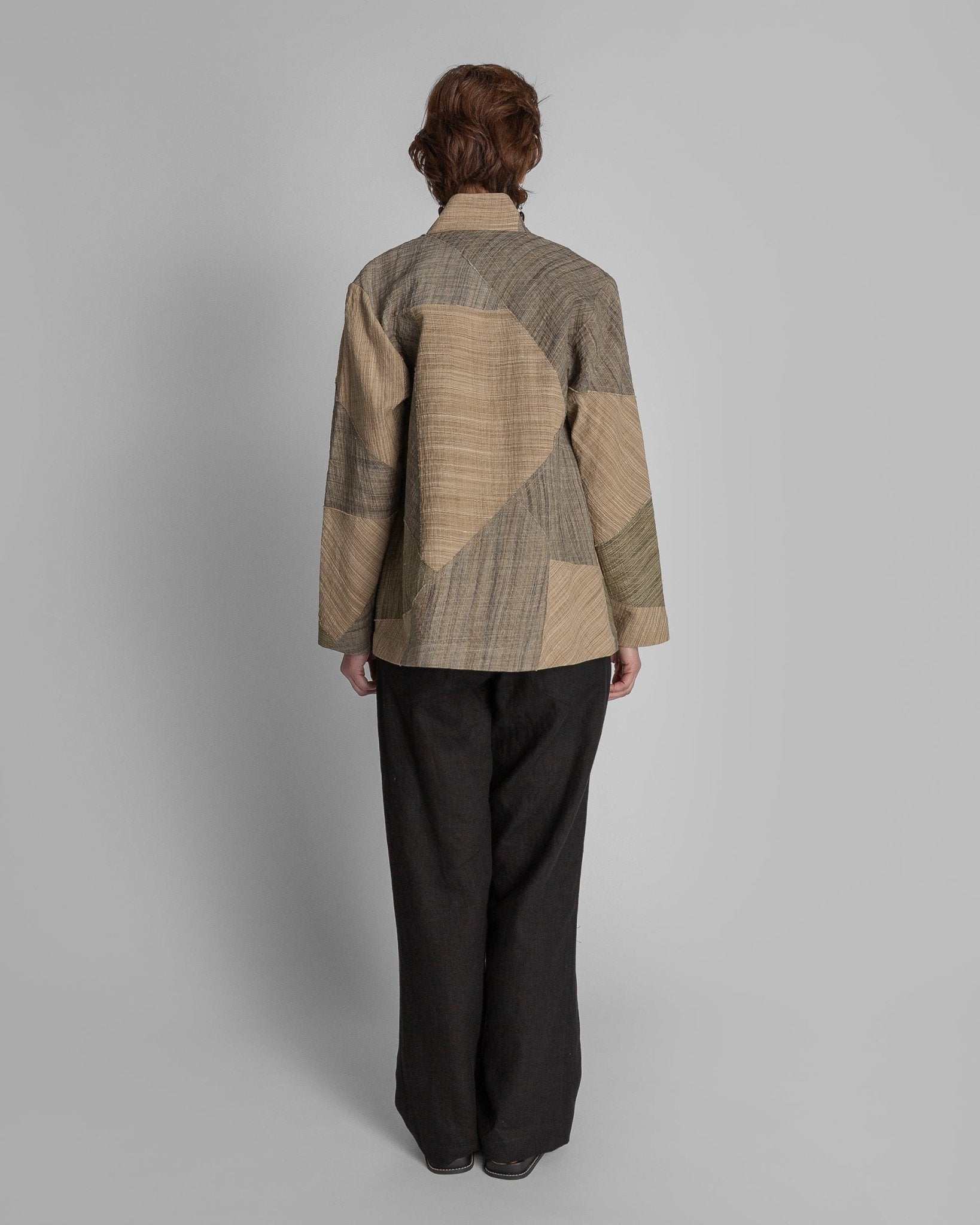 Christina Jacket in Raw Pieced Vintage Japanese LinenChristina Jackets
