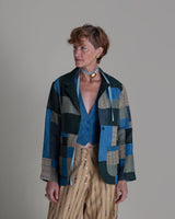 Christina Jacket in Vintage Japanese Linen MixPieced & Patchwork
