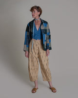 Christina Jacket in Vintage Japanese Linen MixPieced & Patchwork