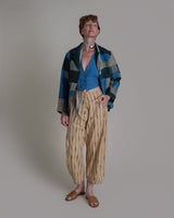 Christina Jacket in Vintage Japanese Linen MixPieced & Patchwork