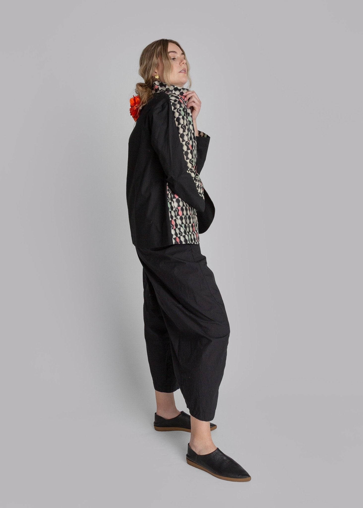 Christina Jacket in Vintage Japanese Silk Ikat