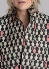Christina Jacket in Vintage Japanese Silk Ikat