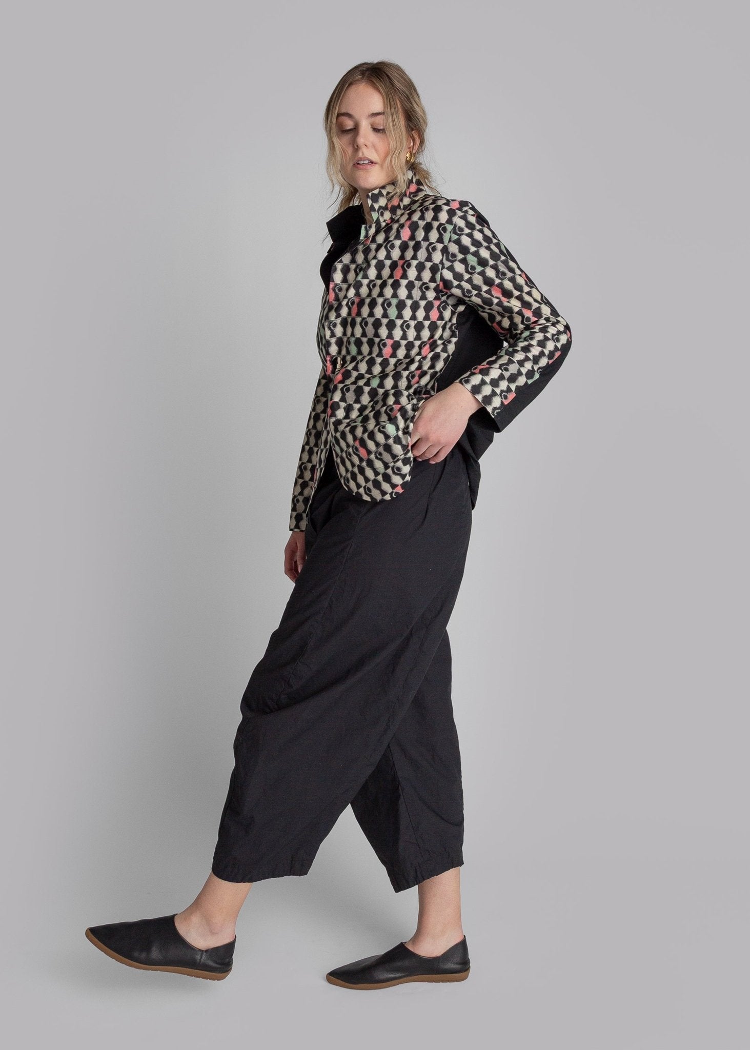 Christina Jacket in Vintage Japanese Silk Ikat