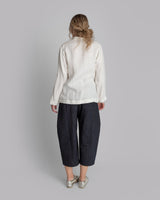 Christina Jacket in White Double Faced Linen