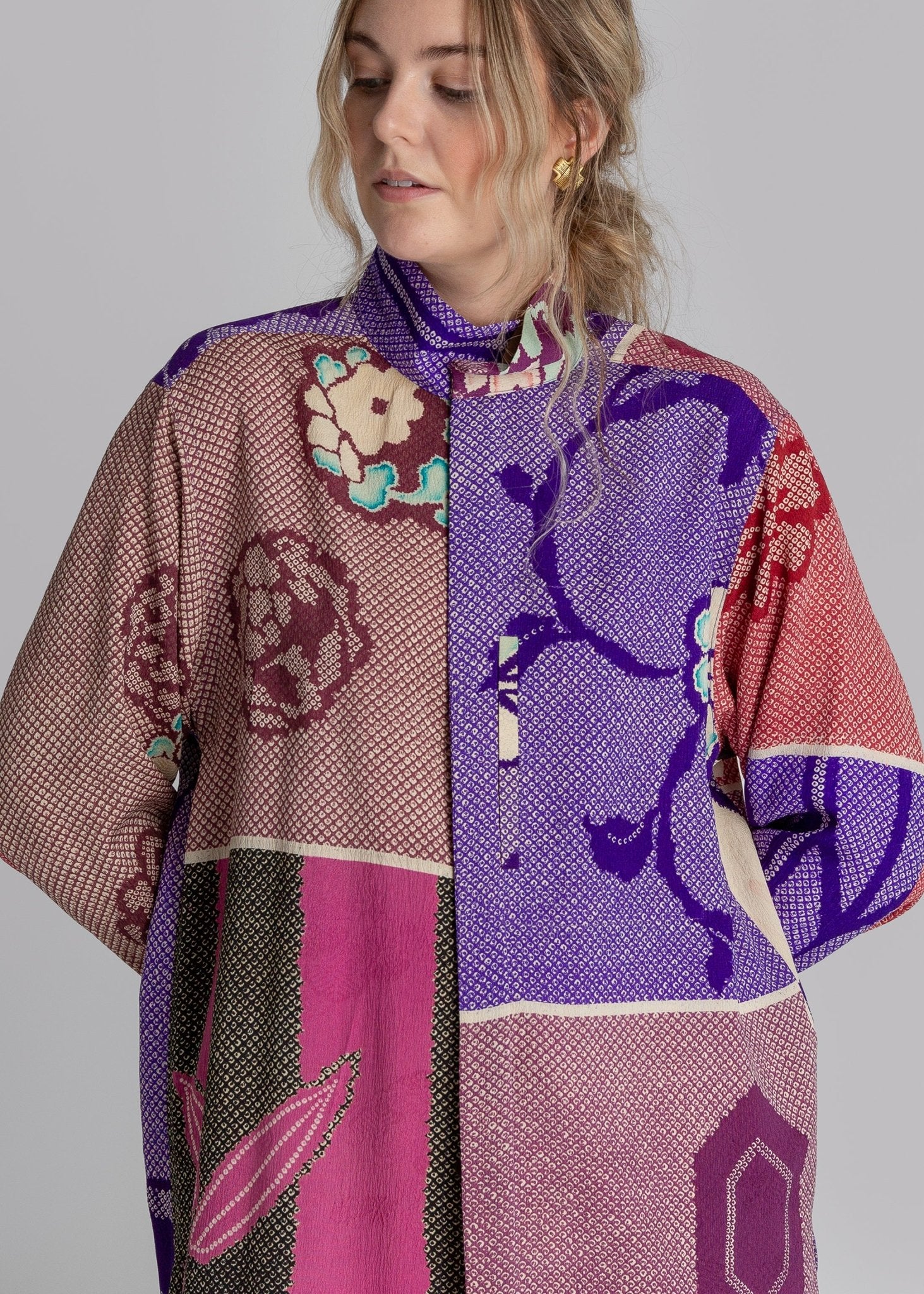 Classic Shirt in Vintage Japanese Silk Sampler