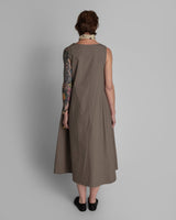 Clay Poplin Long Day DressDay A - Line