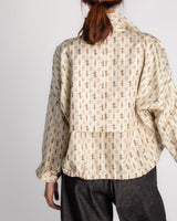 Cropped Anorak in Vintage Japanese Silk IkatCropped Jackets
