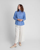Cropped Omni Jacket in Light Blue Nuno Silk OrganzaCropped Jackets