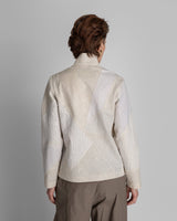 Cropped Omni Jacket in Raw - Pieced Linen IkatCropped Jackets
