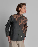 Cropped Omni Jacket in Two Vintage Japanese LinensCropped Jackets