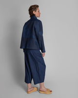 Cropped Omni Jacket in Vintage Raw Piece Japanese LinenCropped Jackets