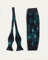 Cummerbund Set in Vintage Japanese Silk - 4Cummerbund Sets