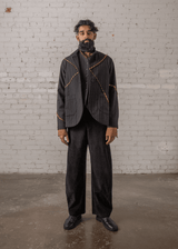 Curve Pant in Black Corduroy