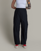 Curve Pant in Black Cotton PoplinCurve Pants
