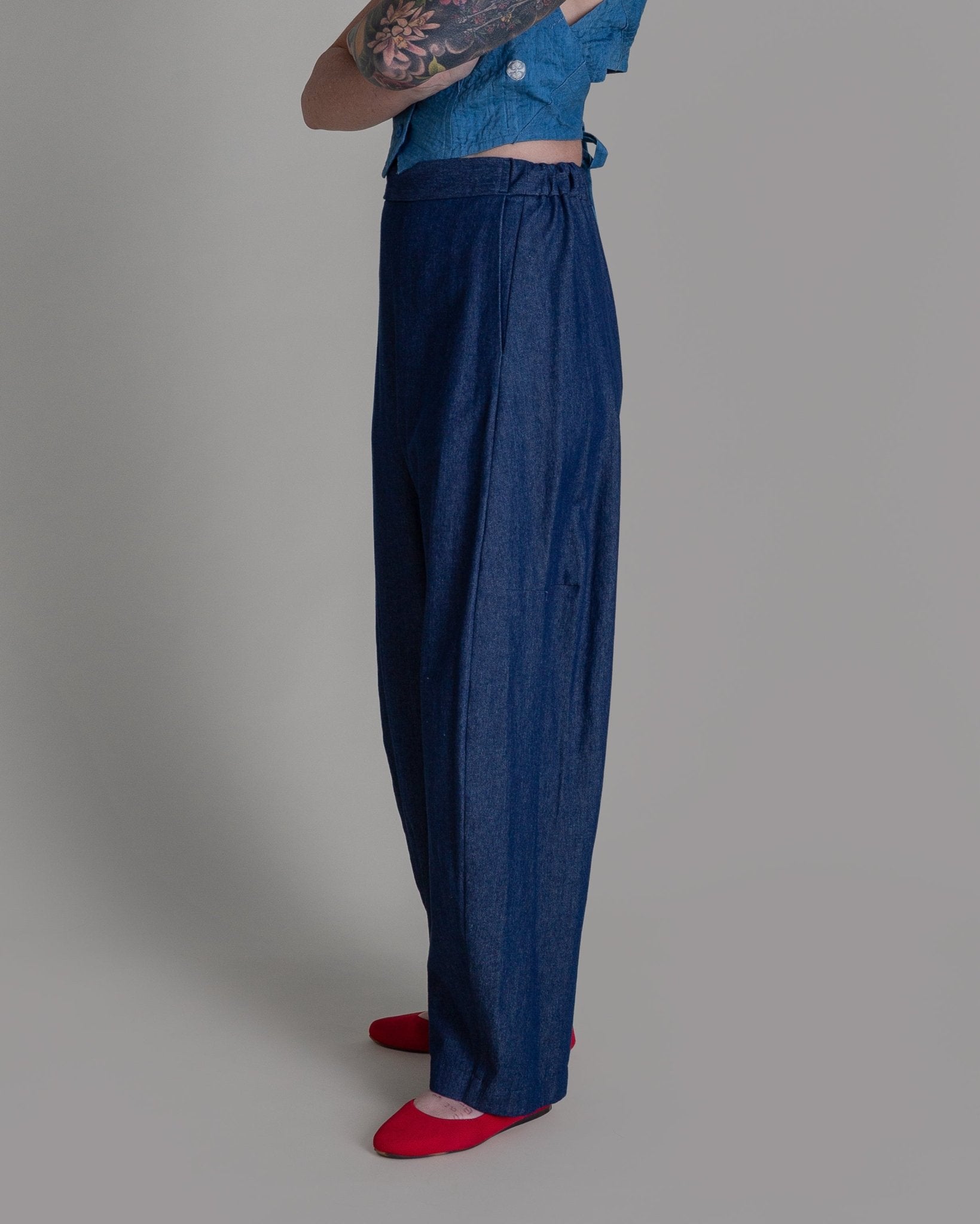Curve Pant in Denim CottonCurve Pants