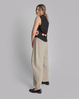 Curve Pant in Oatmeal Linen